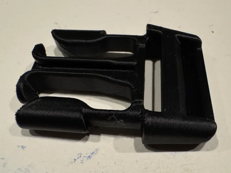Eastpak backpack buckle 25mm stretched strap slots