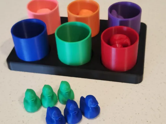 Toddler Duck Sorting Game