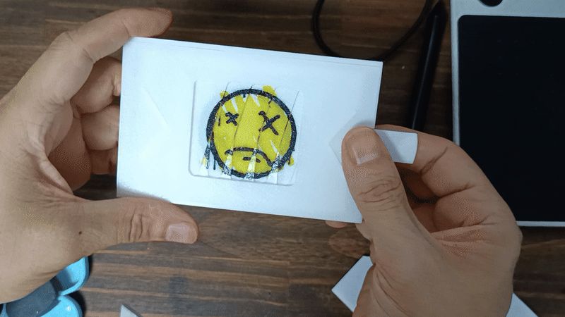 Dissolve card - SAD HAPPY