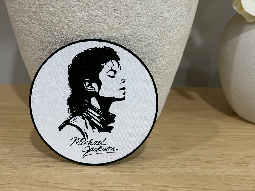 King of Pop Coaster Set Michael Jackson Inspired