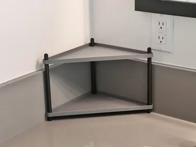 Corner Bathroom Shelf (2-5 shelves expandable)