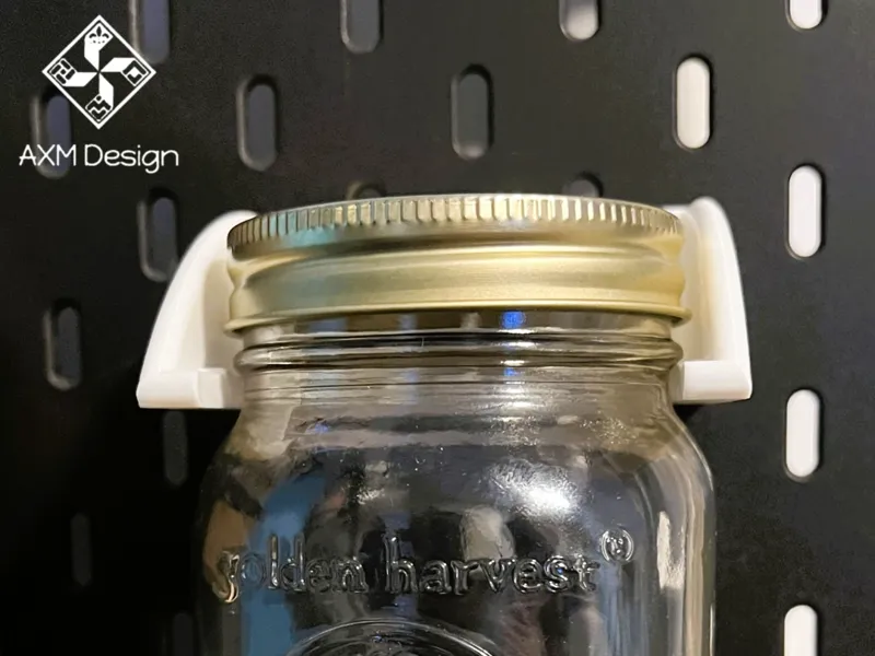 Skadis Mason Jar Holder
