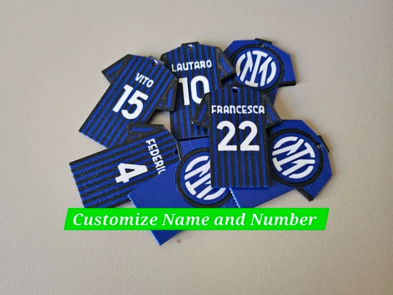 INTER 2026  keychain t-shirt - customize