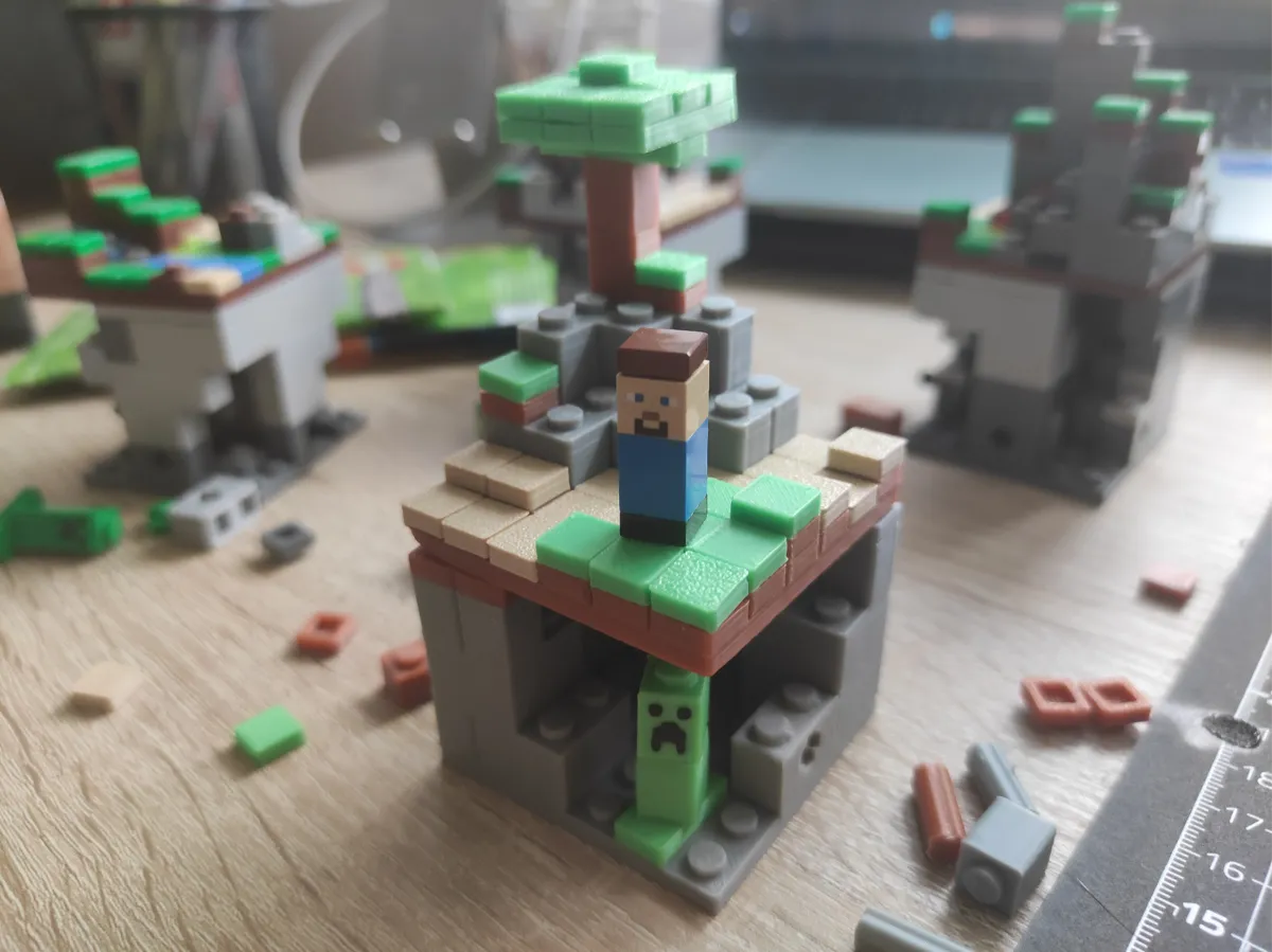 Minecraft Brick Set - Free 3D Print Model - MakerWorld