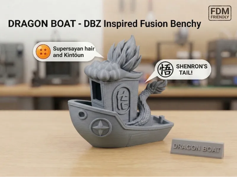 Dragon Boat - Goku's Benchy (Benchy Drago)
