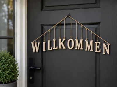 "WELCOME" – Modular Letters