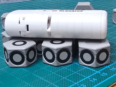 3D Scan Marker Block vertical