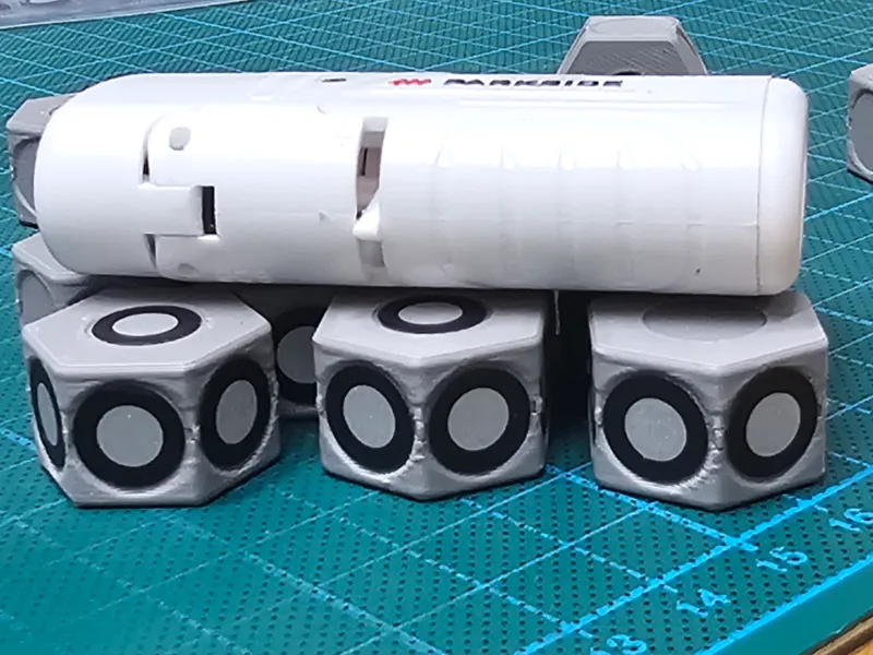 3d Scan Marker Block senkrecht