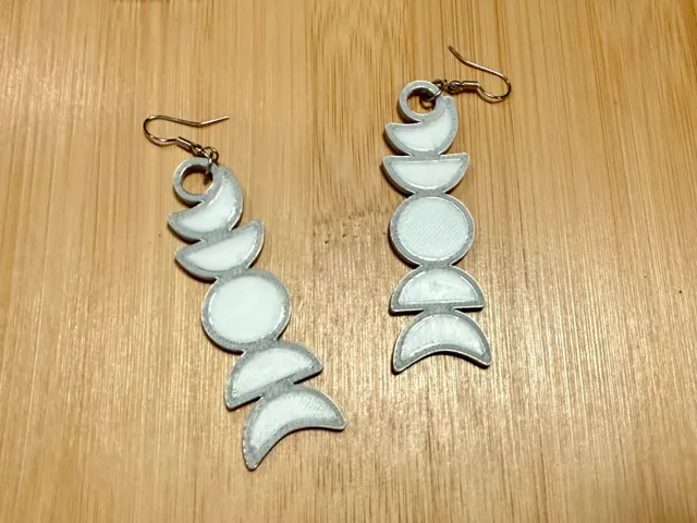 Moon Phase Earrings