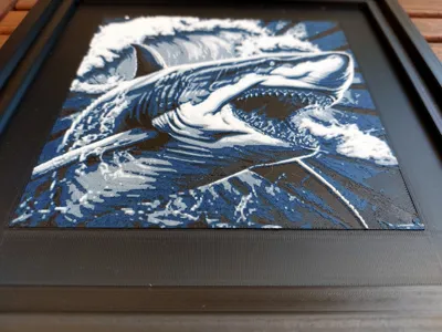 Frame for a 150x150 mm Hueforge picture