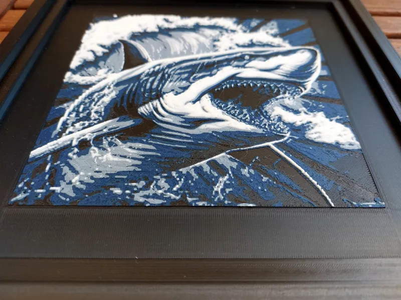 Frame for a 150x150 mm Hueforge picture