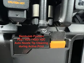 Bambulab Nozzle-Wipe Sequence For Active Prints