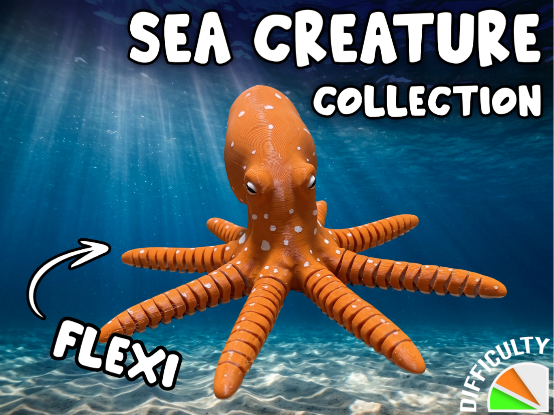 Realistic Flexi Octopus