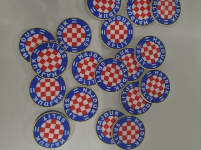 Hajduk Split Shopping Cart Chip / Token