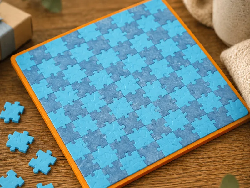 64-Teiliges Puzzle mit Rahmen