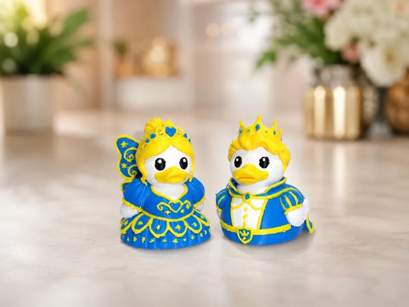 Cute TrailQuackers Jeep Ducks Prince & Princess!