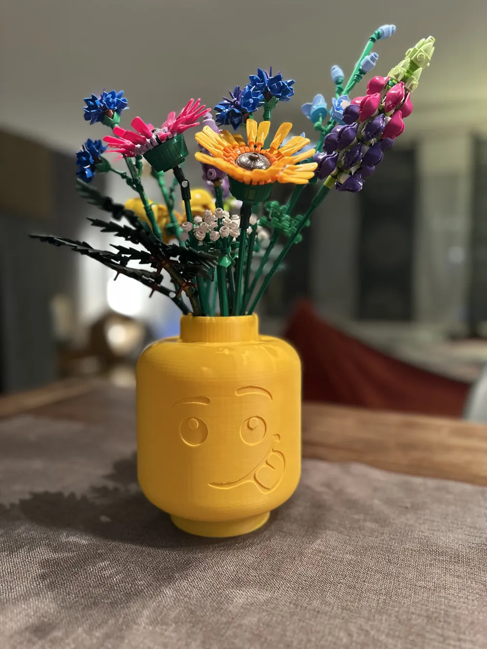 Vase for flowers made of building blocks ;-) - Free 3D Print Model ...