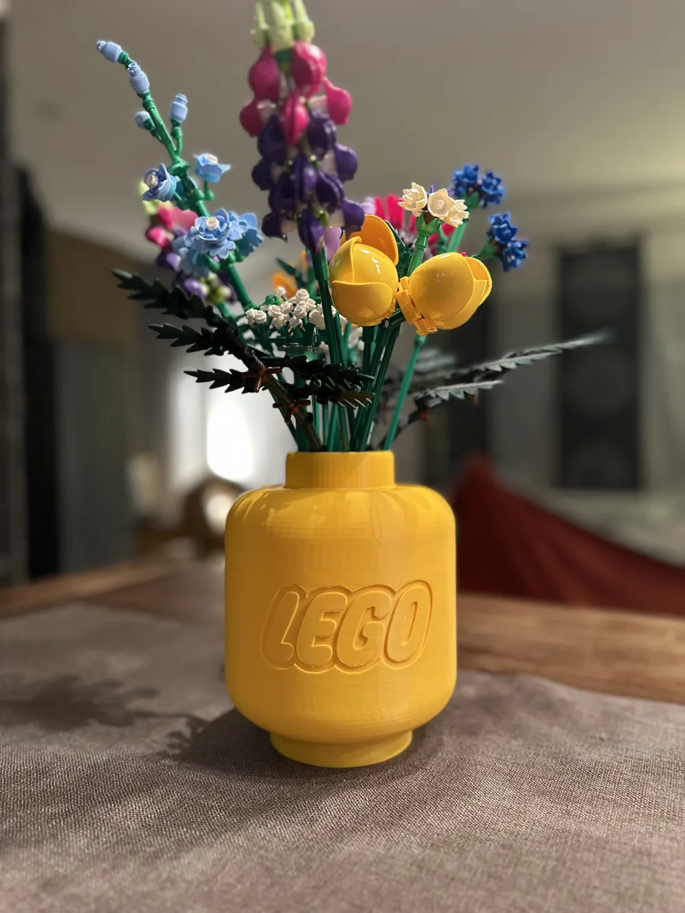 Vase for flowers made of building blocks ;-) - Free 3D Print Model ...