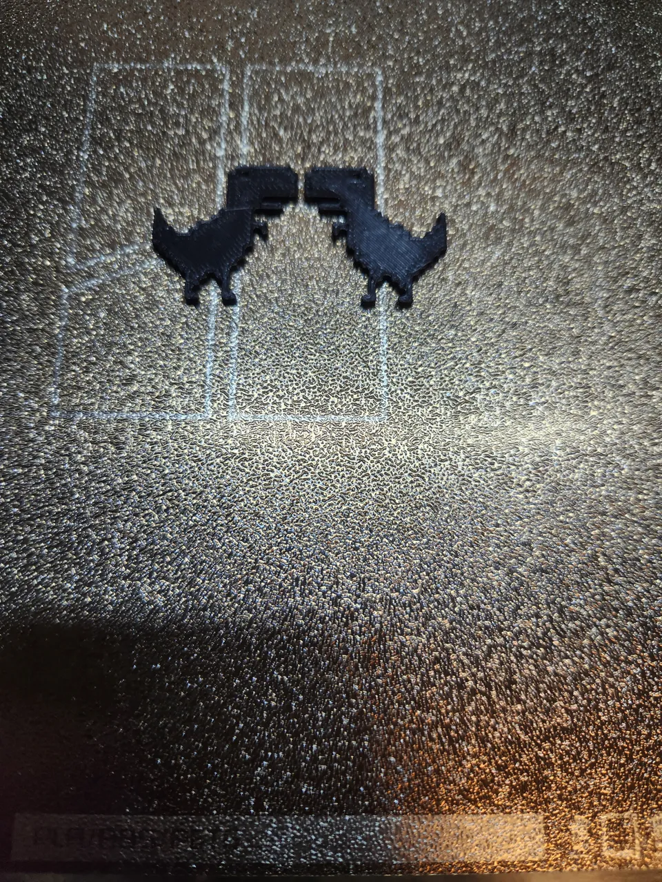 Pixel Dino Earring view 2