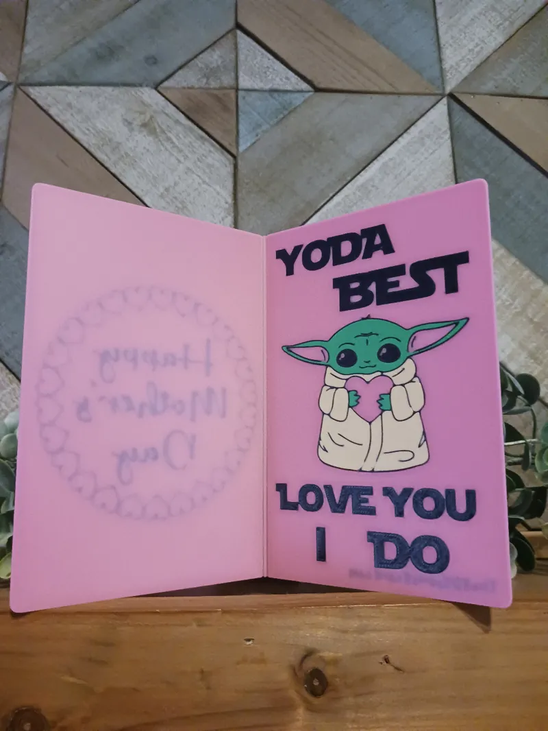 Yoda Best Mom! Love You I Do Mother's Day Card