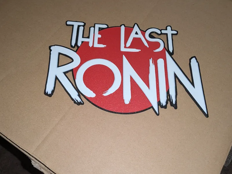 The Last Ronin Logo V2 (facedown profile)
