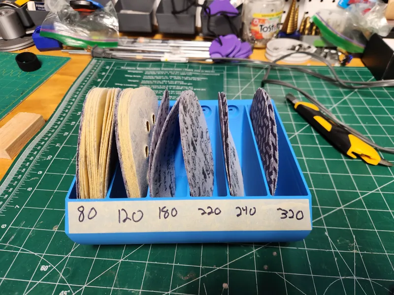 Sand Paper Disk Holder