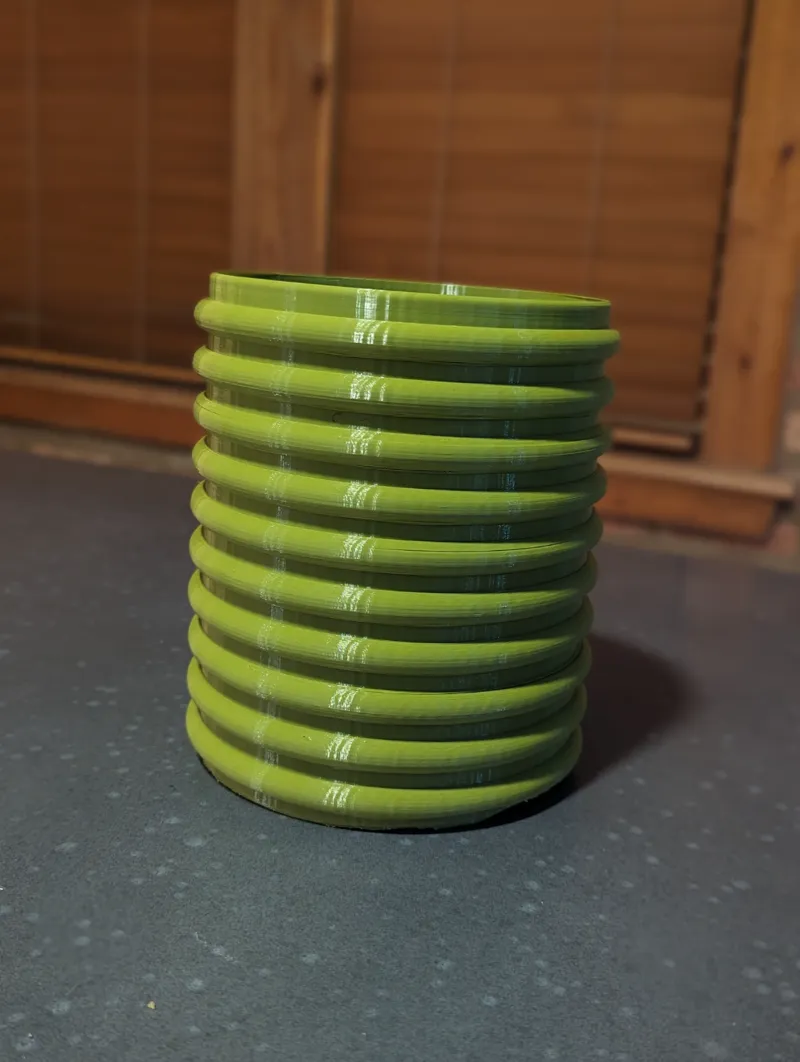 Ribbed Vase
