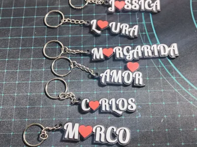 Relationship Keychains - Varios Nomes!