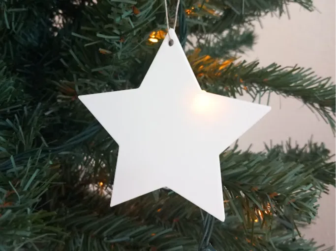 Anhänger Stern Tannenbaum