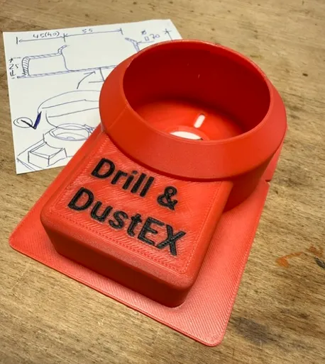 DustEX freehand staubfrei Löcher Bohren - dustfree view 4