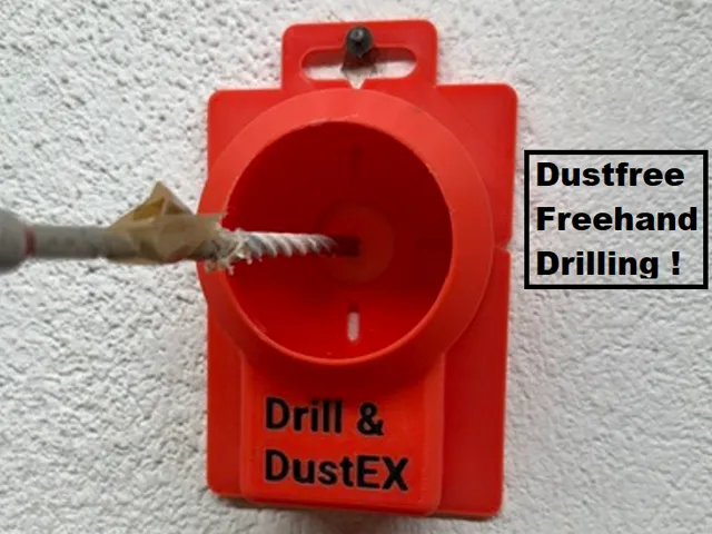 DustEX freehand staubfrei Löcher Bohren - dustfree