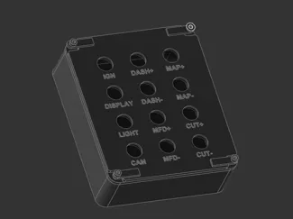 Cody V.2 Button Box with changeable front panel