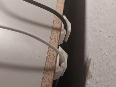 Sturdy cable holder for desks