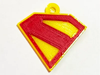 Superman 2025 logo Keychain (NO AMS)