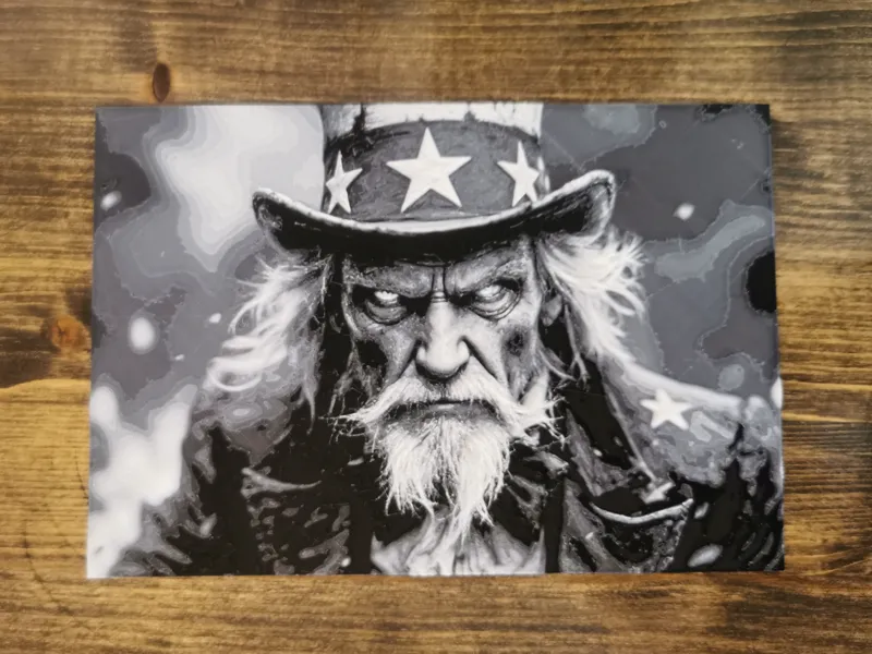 Uncle Sam USA HueForge 3 Colors