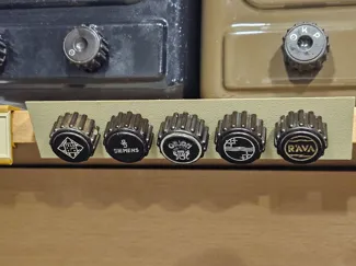 Radio button holder display