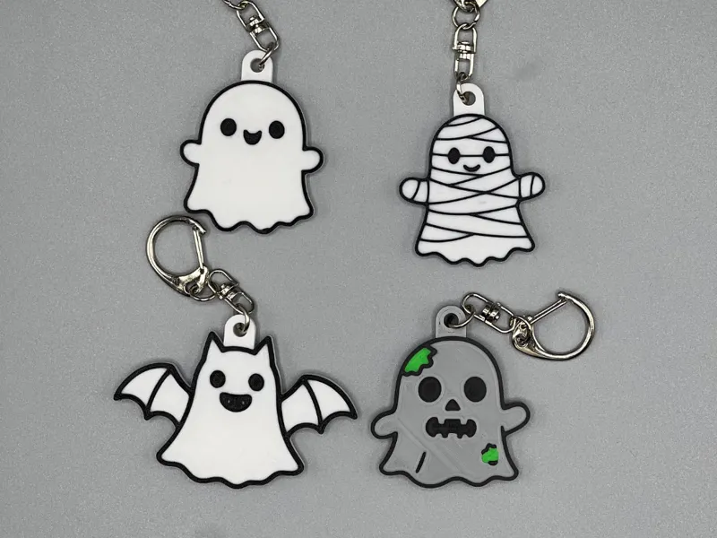 Halloween Ghosts Keychains
