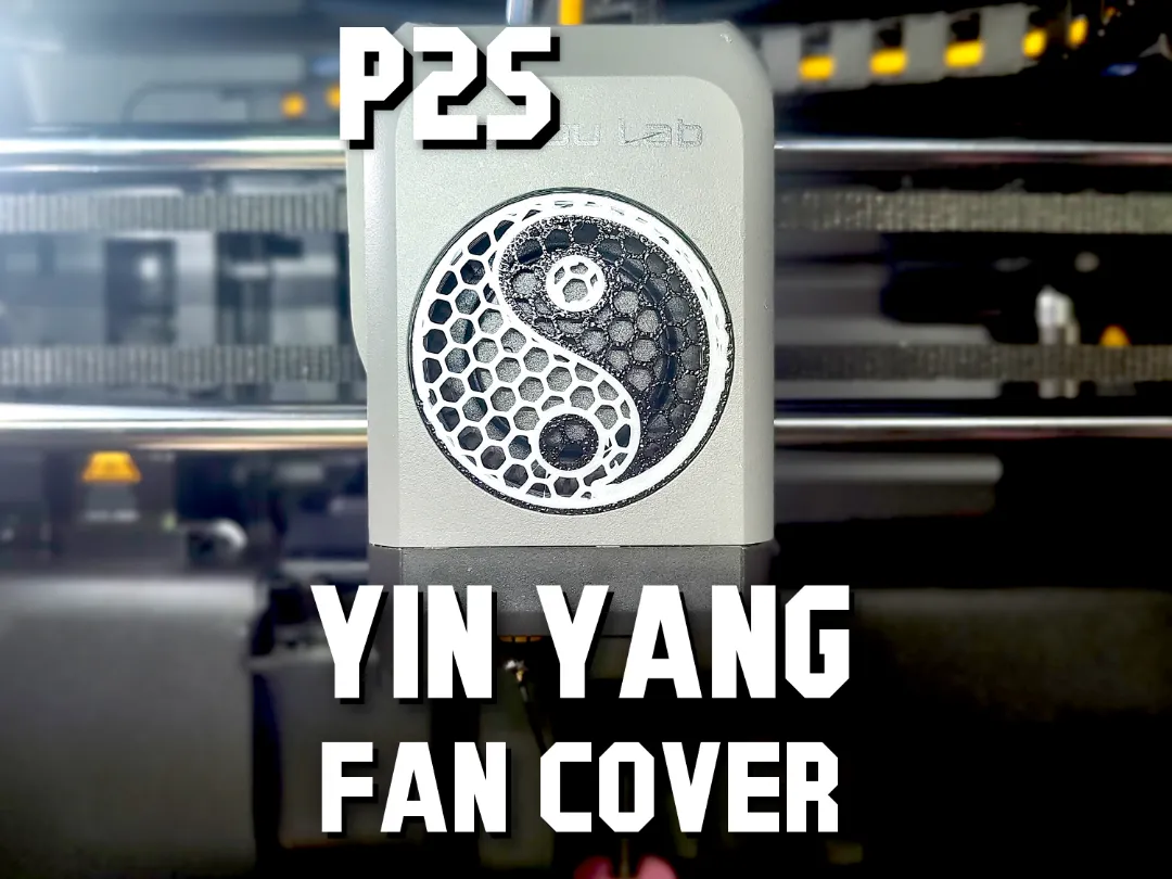 P2S Yin Yang Fan Cover – Balanced Edition - Free 3D Print Model ...