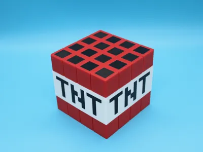 Minecraft TNT Block Storage Box