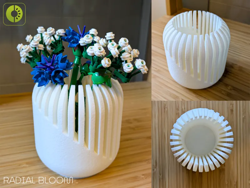 Radial Bloom Vase