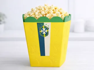 World Cup Popcorn Bowl - Brazil