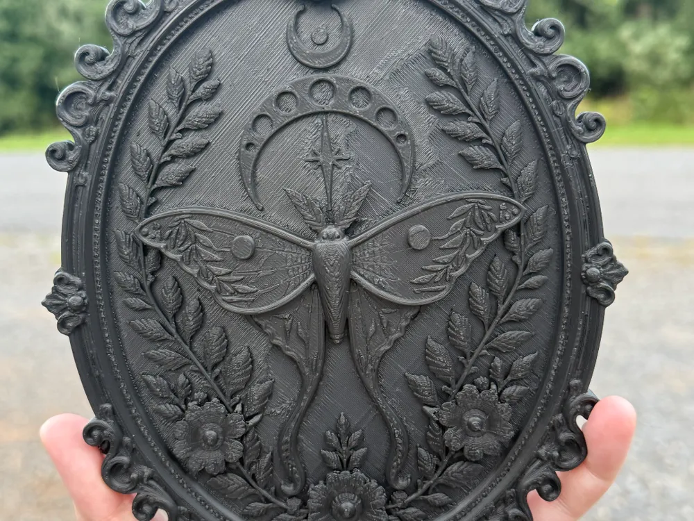 Marco decorativo: Moth and Moon Frame. Referencia del modelo original.