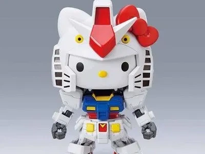 Miniatura 1 do modelo 3D HelloKitty高达版，高达版凯蒂猫