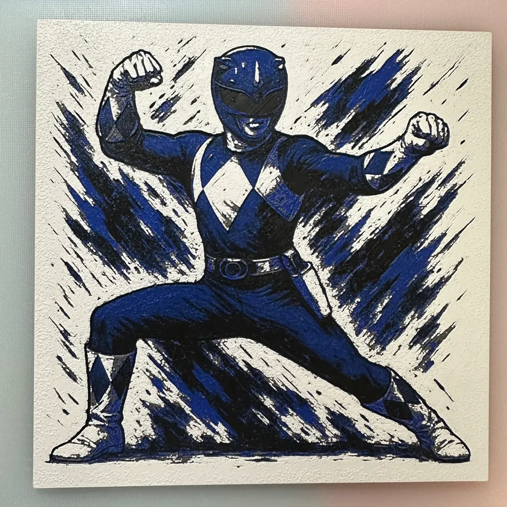 Blue Power Ranger by A-Gang 3D Adventures MakerWorld: Download Free 3D ...