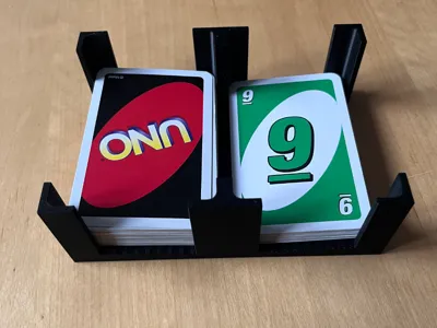 Draw/Discard Pile Holder for Card Games