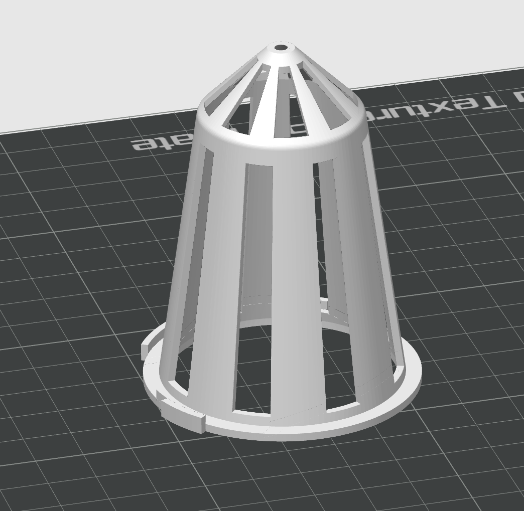 Miniatura 2 do modelo 3D Hydroponic garden tower extra wide