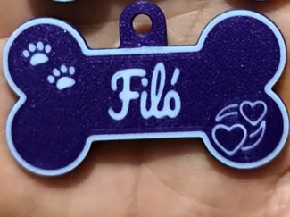 Ossinho para chaveiro ou coleiras do Pet