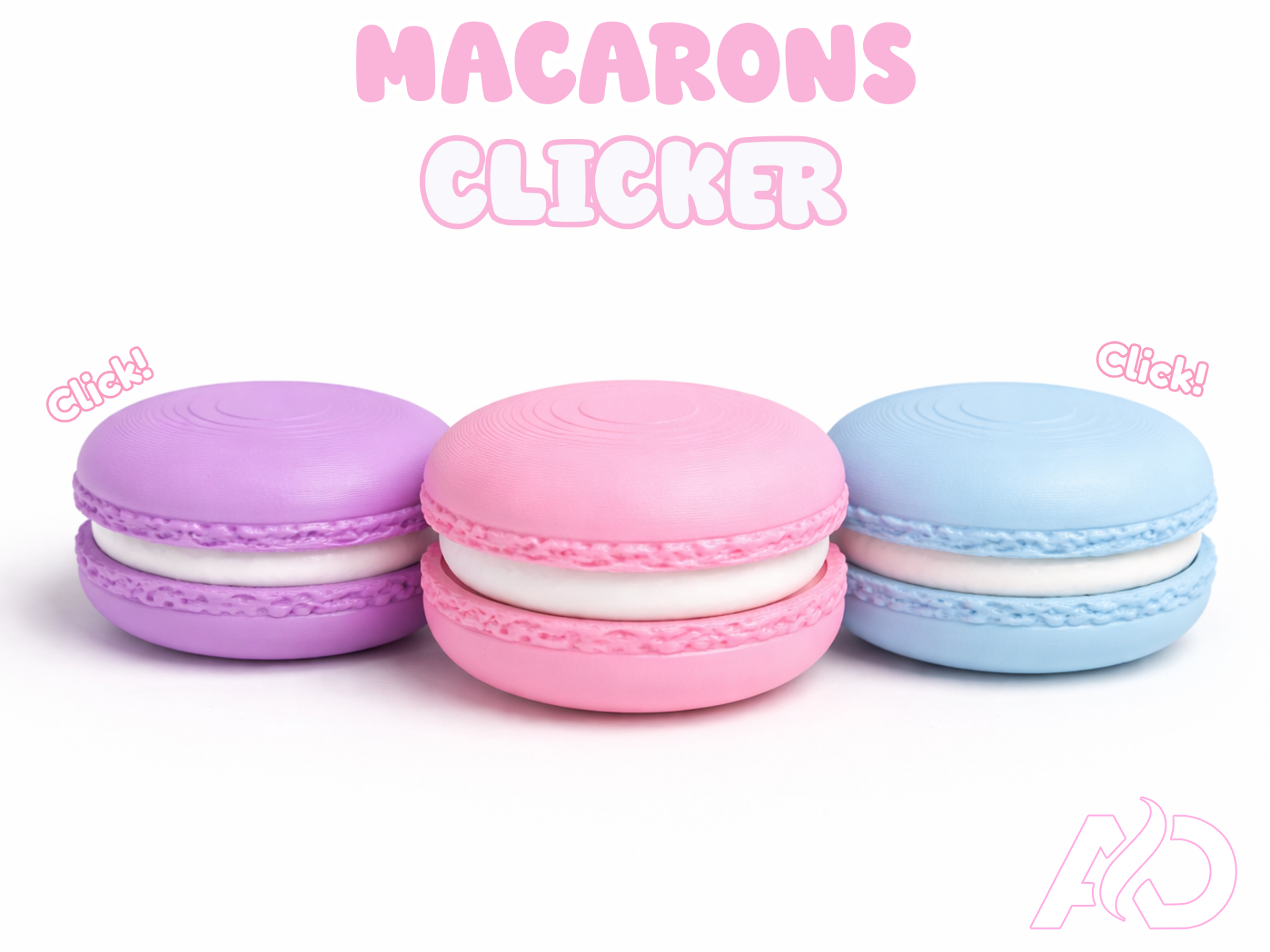 Miniatura 1 do modelo 3D MACARON CLICKER