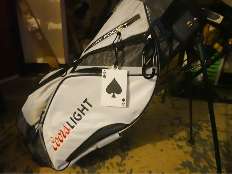 Golf Bag Ace of Spades Tag