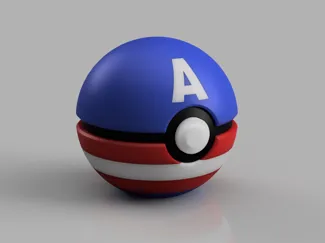 Pokéball Captain America